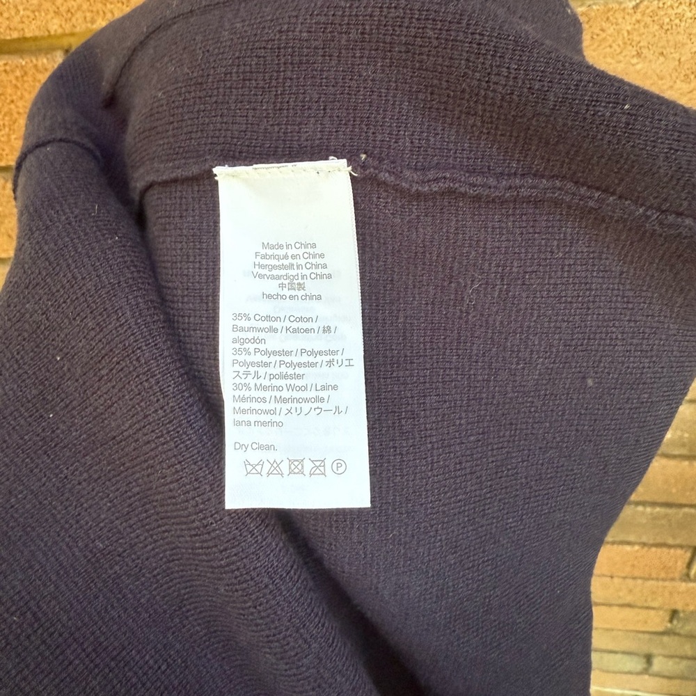 J. Crew Classic Dark Navy Cardigan Size Medium NWOT Re-imagined by J-crew - Picture 6 of 8